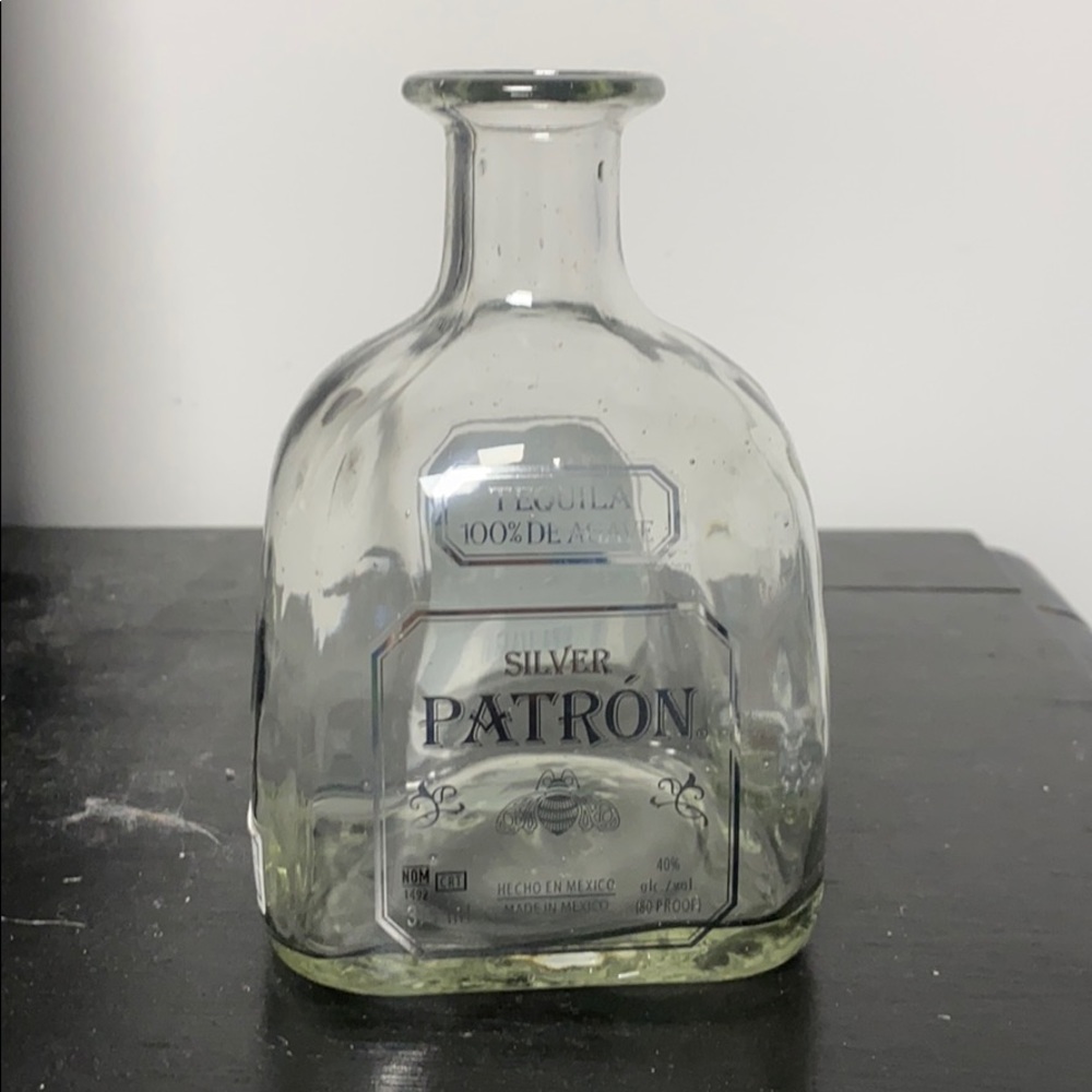 EMPTY PATRON BOTTLE (375 ml)